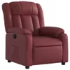 Fauteuil inclinable Rouge bordeaux Similicuir Voir les images du produit 1