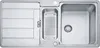 Franke HDX 254 965x510mm, reversibel, Edelstahl gebuerstet, Produktbild-Vorschau 1