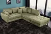 riess-ambiente Modernes Ecksofa KENT 220cm grün Cord inkl. Produktbild-Vorschau 8