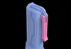 A close-up view of the top part of a blue flashlight with a pink clip. Náhľad obrázku produktu