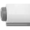 A close-up side view of a white retractable clothesline with gray end caps and a gray base. Podgląd zdjęcia produktu