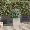 vidaXL Srebrna donica 32x30x29 cm ze stali nierdzewnej Podgląd zdjęcia produktu 3