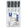 STAEDTLER 351WP4-9X Whiteboard-Marker schwarz 2,0 mm, 4 St. Produktbild-Vorschau 14