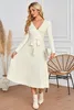 Solidchoice - Vestido de punto para mujer, con mangas Vista previa de la imagen del producto 2