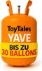 YAVE - Helium Ballongas für bis zu 30 Ballons Heliumflasche Produktbild-Vorschau 3