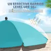 RESCH Sonnenschirm für Strand Türkis, Ø 200 cm, Produktbild-Vorschau 3