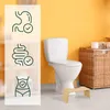 Relaxdays Toilettenhocker, klappbar, Stuhlgang Produktbild-Vorschau 3