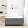 vidaXL Boxspringbett Hellgrau 120 x 200 cm Cordstoff Produktbild-Vorschau 3