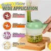 Bezdrátový mini kuchyňský sekáček a kráječ 5v1, elektrický Náhled obrázku produktu 2