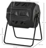 Outsunny Trommel-Komposter 160L Gartenkomposter mit 2 Produktbild-Vorschau 3