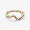 Pandora Ring Größe 52, Wellenring mit funkelnden Details, Produktbild-Vorschau 7