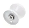 Aqbau® Türknopf auf Rundrosette Knopfdrücker Türknauf Weiß Produktbild-Vorschau 3