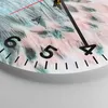 Wanduhr - Rund - Glasuhr - Federn Federn Vogel - 30x30cm - Produktbild-Vorschau 5