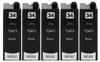 Five black printer ink cartridges are arranged in a row against a white background. Produktbild-Vorschau