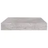 vidaXL Schweberegale 4 Stk. Betongrau 23x23,5x3,8 cm MDF Anteprima dell’immagine prodotto 12