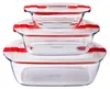Recipiente para hornear de vidrio Pyrex con tapa, 1,1 Vista previa de la imagen del producto 3