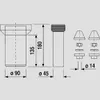 SANIT WC-Anschlussgarnitur 180 mm DN90 PP weiß - Produktbild-Vorschau 4