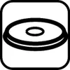 A black and white icon of a frying pan. Voir les images du produit