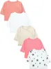 TupTam Baby Mädchen Langarm Wickelshirt Baumwolle 5er Set, Produktbild-Vorschau 1