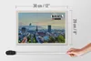 Holzschild Reise Basel Schweiz Skyline Architektur 30x20cm Produktbild-Vorschau 5