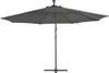 vidaXL Ampelschirm mit Aluminium-Mast 350 cm Anthrazit Produktbild-Vorschau 9