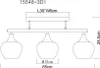 Globo Lighting|Deckenleuchte Metall schwarz matt, 3x E27 Produktbild-Vorschau 4