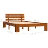 vidaXL Lit en bois massif pin brun miel 120x200 cm Voir les images du produit 6