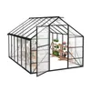 UISEBRT Premium Gewächshaus Aluminium 380x250x205cm, 9.5m² Produktbild-Vorschau 1