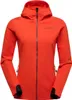 Rote Midlayer-Jacke für Damen von La Sportiva; Modell Descender Storm Jkt W; mit Kapuze und Reißverschluss. Produktbild-Vorschau