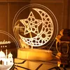 Ramadan Deko LED Lampe Eid Mubarak Dekoration Laterne, Produktbild-Vorschau 3