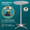 CASARIA® 2in1 Stehtisch mit Husse Höhenverstellbar 70 cm / Produktbild-Vorschau 4