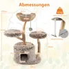 GOPLUS Kratzbaum Holz, Zweigdesign Katzenbaum mit Produktbild-Vorschau 2
