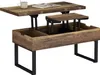 A lift-top coffee table with storage, shown in a studio setting against a white background. Voir les images du produit