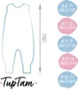 TupTam Sommer Schlafsack mit Füßen 0.5 TOG  e Materialien, Produktbild-Vorschau 8