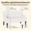 vidaXL Chesterfield Sofa Weiß 119,5 x 64,5 x 75 cm Umělá Náhled obrázku produktu 6