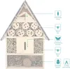 Navaris Insektenhotel aus Holz - Naturbelassenes Insekten Produktbild-Vorschau 4