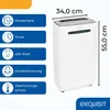 Mobilny osuszacz Exquisit, zbiornik na wodę 5,5 l, 400 W, Podgląd zdjęcia produktu 9