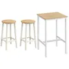 VASAGLE Bartisch mit 2 Barhockern Set, einfache Montage, Produktbild-Vorschau 1