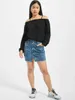 Urban Classics Langarmshirt Damen Ladies Cold Shoulder Produktbild-Vorschau 14