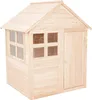 Kinderspielhaus BOUTON D'OR COTTAGE Braun Produktbild-Vorschau 1