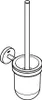A line drawing of a toilet brush holder mounted on a wall. Produktbild-Vorschau