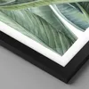 Gerahmtes Poster - Schwarzer Rahmen - Exotisch Blätter Grün Produktbild-Vorschau 2