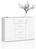 Cassettiera con 4 cassetti e 2 ante, 110x80x35, soggiorno, Anteprima dell’immagine prodotto 2