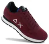 SUN68 Tom Solid - Baskets pour hommes, couleur rouge, Voir les images du produit 1