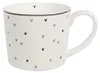 Tazza Clayre & Eef 275 ml Cuori in Vetroceramica bianca Anteprima dell’immagine prodotto 1