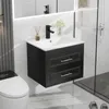 Puluomis Waschtische Badmöbel mit Keramikwaschbecken Set,. Produktbild-Vorschau 9