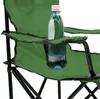 Campingstuhl mit Getränkehalter - grün - Garten Strand Produktbild-Vorschau 4