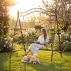 DanDiBo Hollywood Swing Metal Antique 2 Seater Garden Swing Náhľad obrázku produktu 12