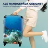 MuchoWow® Koffer Handgepäck Trolley Rollkoffer Kleine Produktbild-Vorschau 4