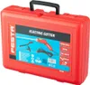 A red carrying case for an electric cutter is shown. Náhľad obrázku produktu